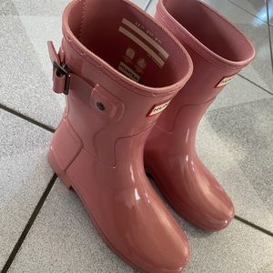 Hunter Rain Boots Short - Shiny/Gloss
